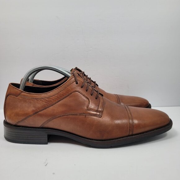 Johnston & Murphy Other - Johnston & Murphy Men's Brown Leather Oxfords Shoes 20-1276 US Size 13M